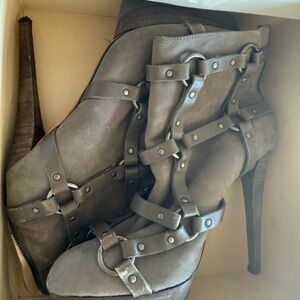 Jean-Michel Cazabat High Heel futuristic army style Women's Boots